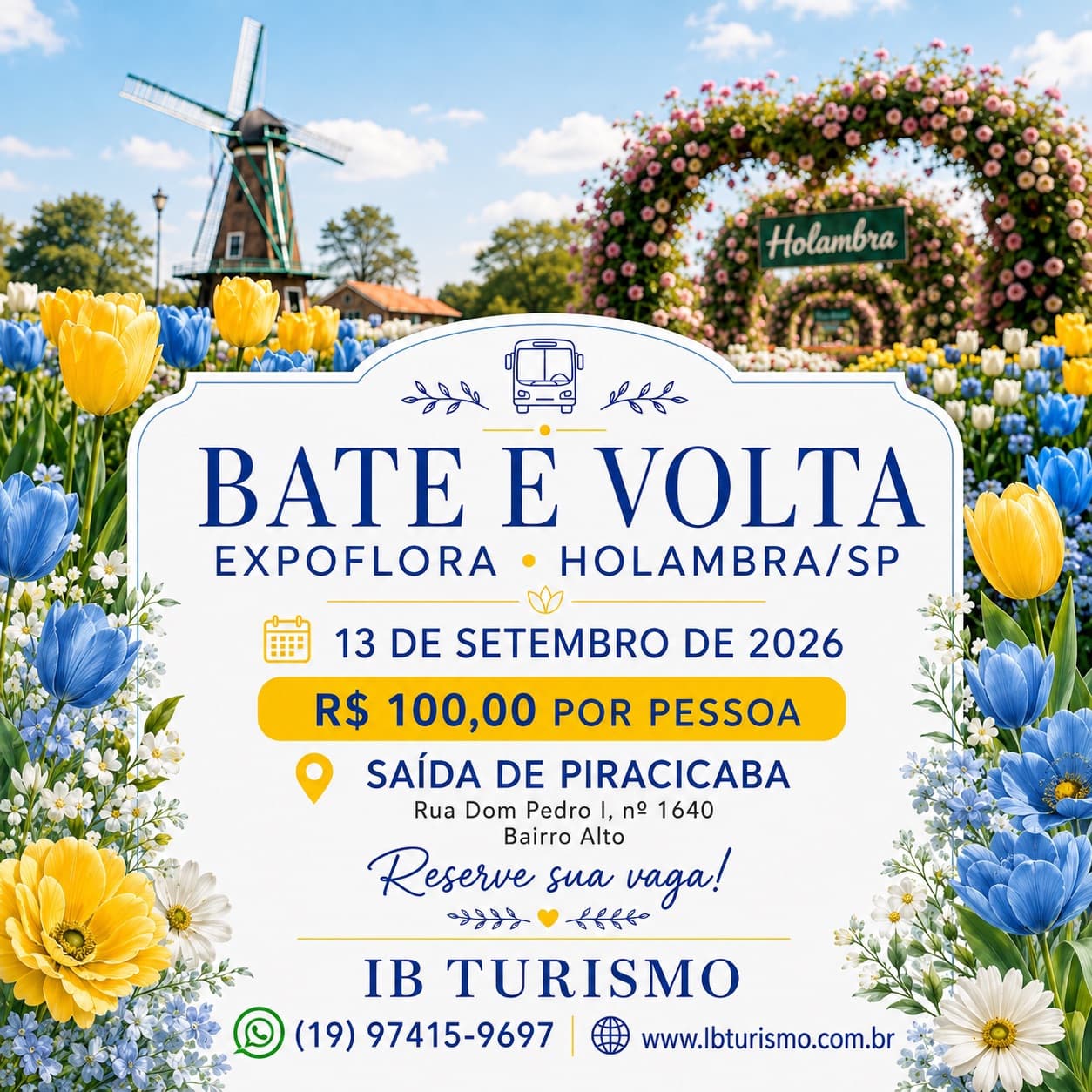 Bate volta para o Expoflora - foto 1