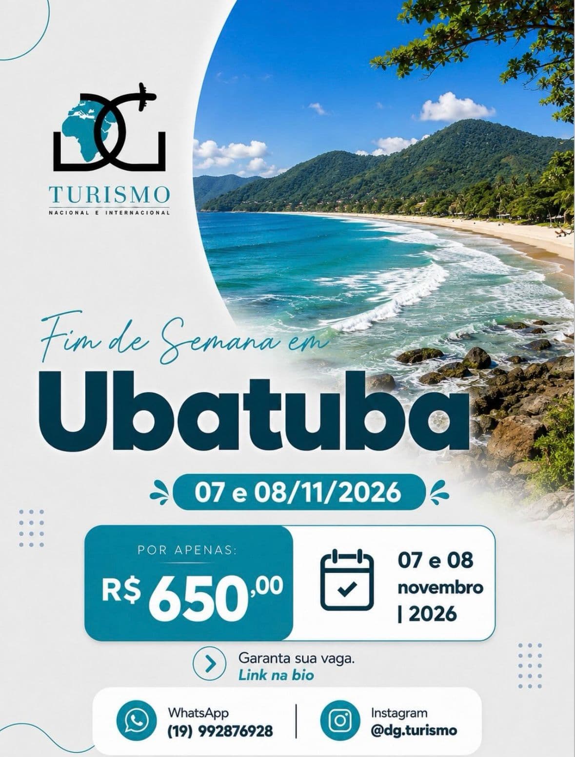 Ubatuba - 07 e 08/11/2026 - foto 1