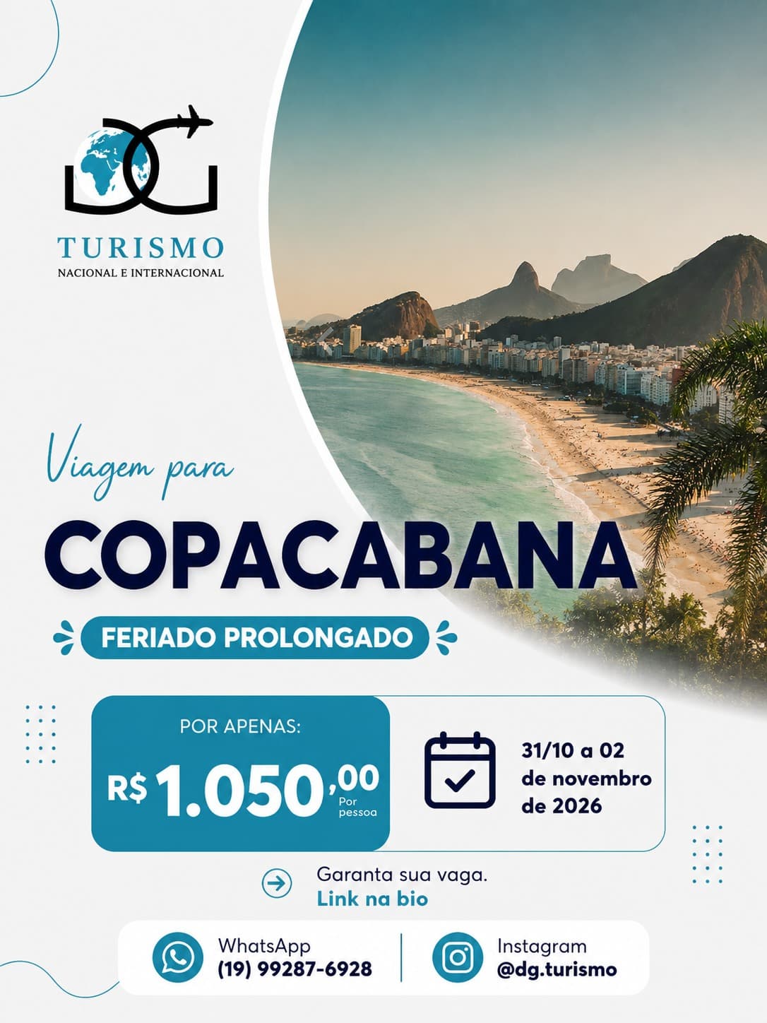 Copacabana RJ 31/ feriado prolongado - foto 1