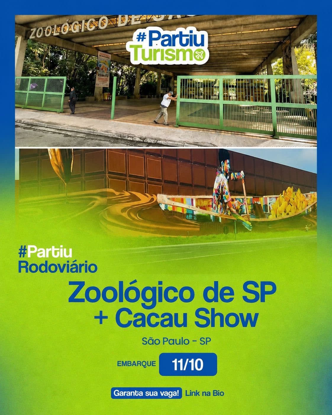 ZOOLÓGICO SP + CACAU SHOW + MERCADÃO - foto 1