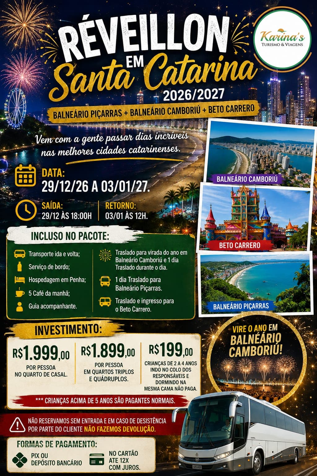 PACOTE DE RÉVEILLON 20 27 - foto 1
