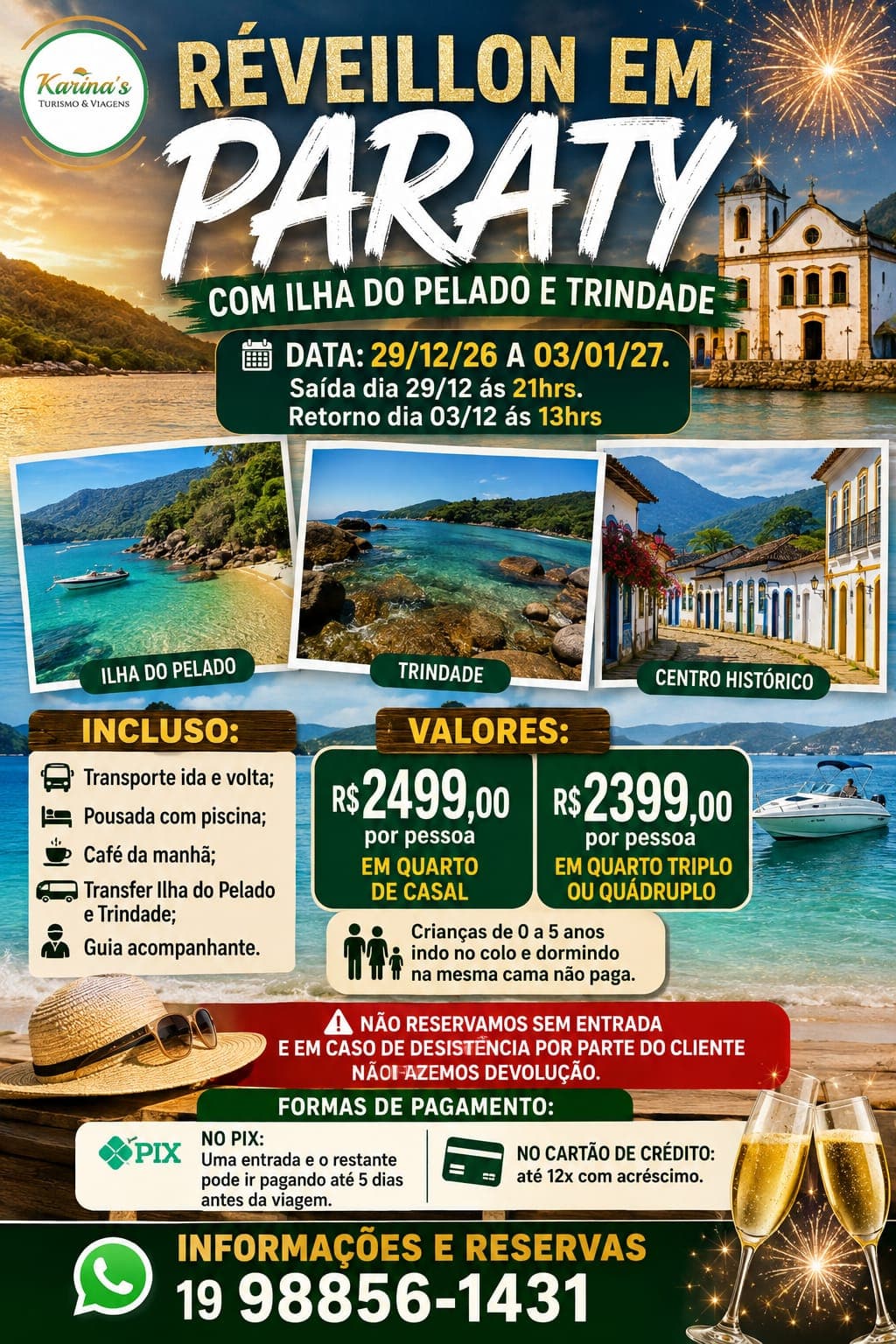 PACOTE RÉVEILLON PARATY - foto 1