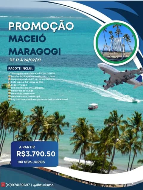 Excursão em Grupo: Maceió e Maragogi! ✈️ - foto 1